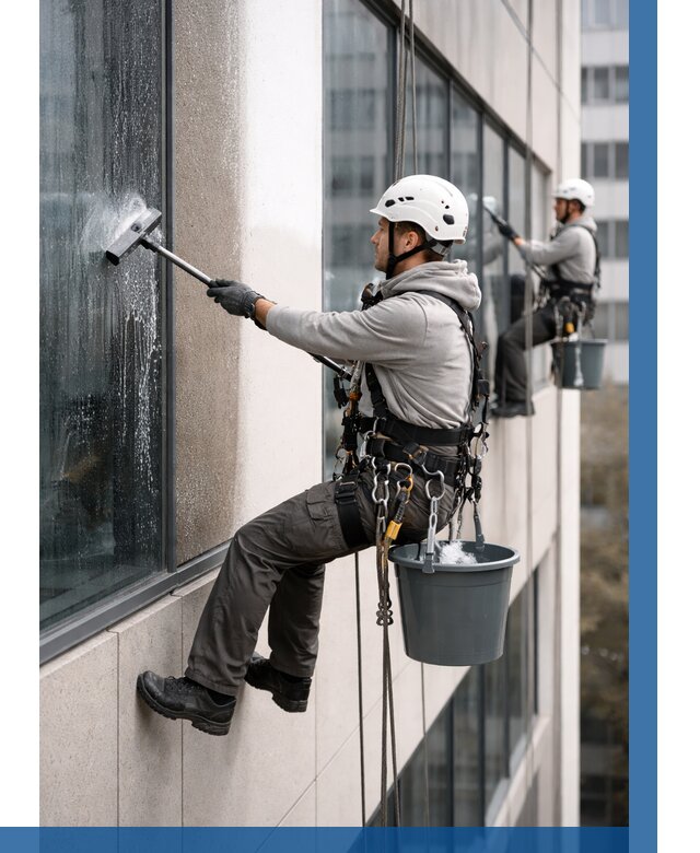 Мойка фасадов зданий в Смоленске под ключ от 359 р. | ВЫСОТНИК-Смл