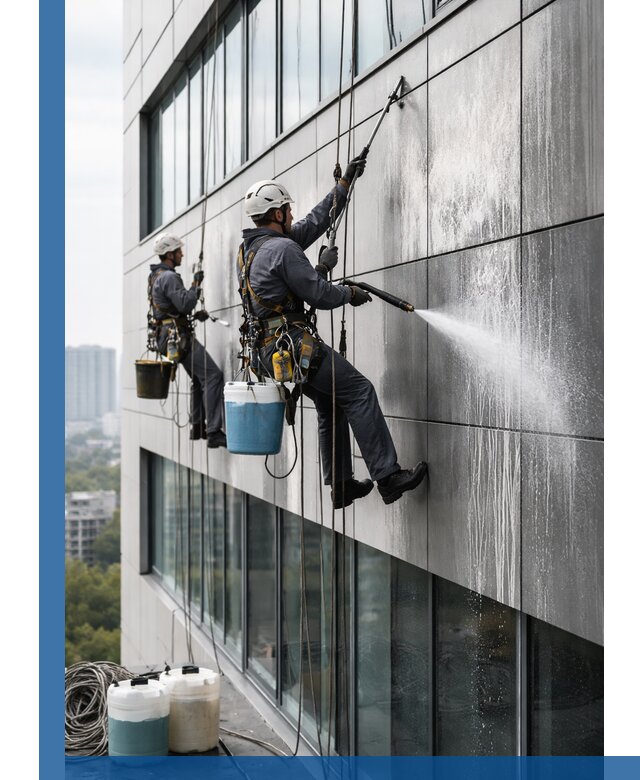 Профессиональная мойка вентилируемых фасадов в Смоленске