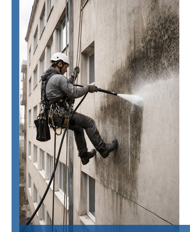 Профессиональная очистка фасадов от плесени в Смоленске