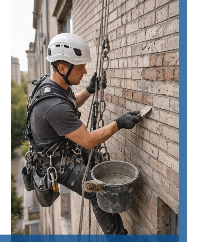 Ремонт кирпичной кладки фасада в Смоленске от 1846 р. | ВЫСОТНИК-Смл