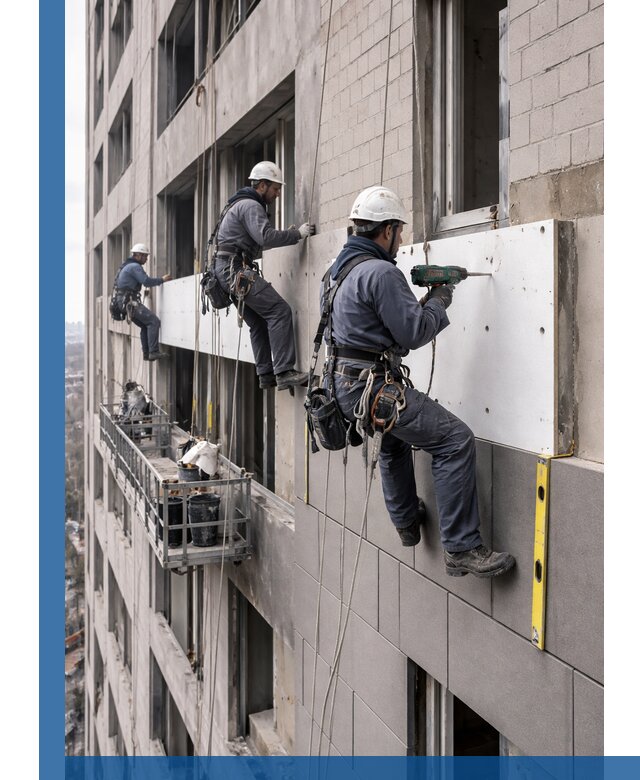 Монтаж фасадных термопанелей высокого качества в Смоленске