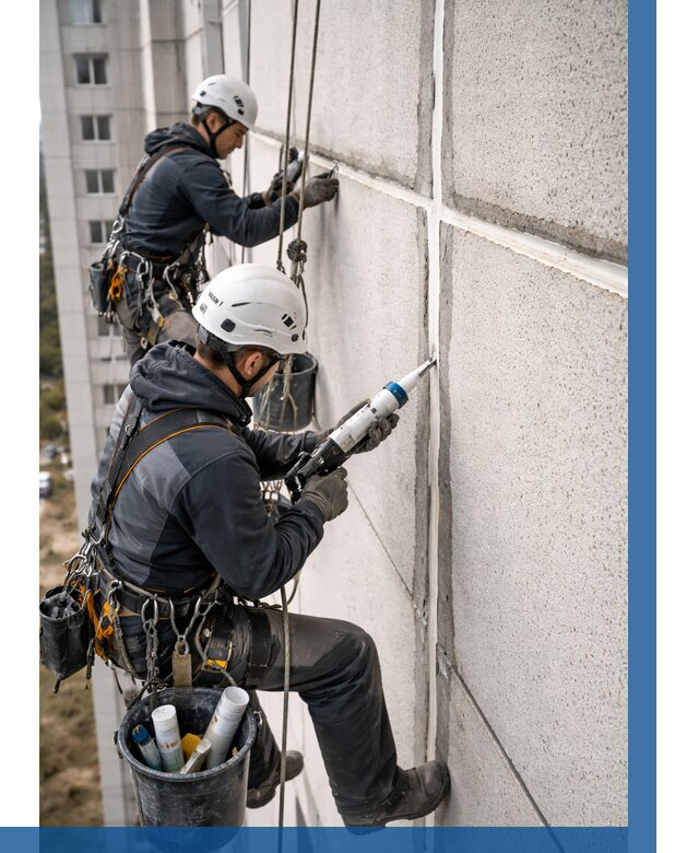 Герметизация межпанельных швов в Смоленске от 718 р. | ВЫСОТНИК-Смл