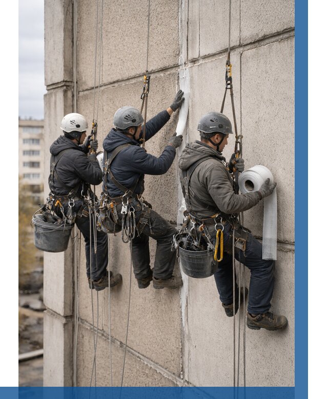 Ремонт межпанельных швов в Смоленске от 769 р. | ВЫСОТНИК-Смл