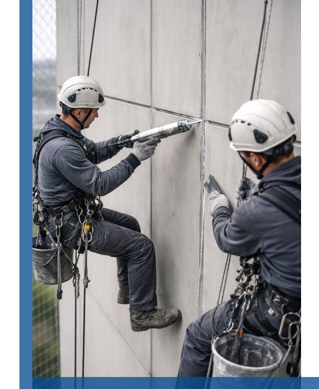 Первичная герметизация швов фасадов и кровель в Смоленске