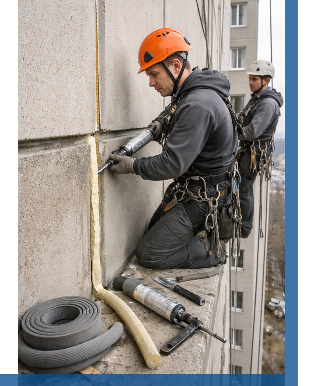 Теплый шов межпанельные швы в Смоленске от 718 р. | ВЫСОТНИК-Смл