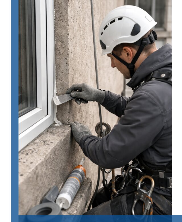 Герметизация монтажных швов окон в Смоленске с гарантией качества