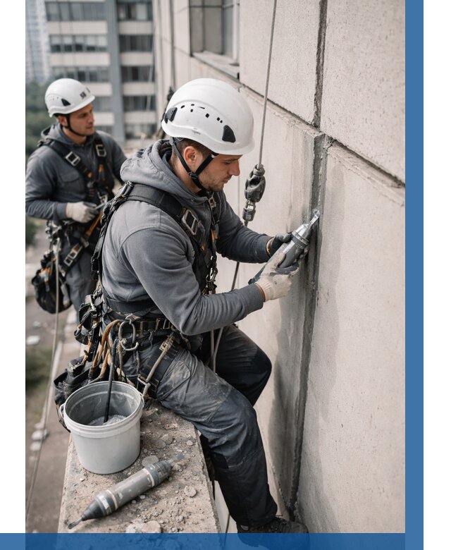 Ремонт деформационных швов здания в Смоленске от 1026 р. | ВЫСОТНИК-Смл