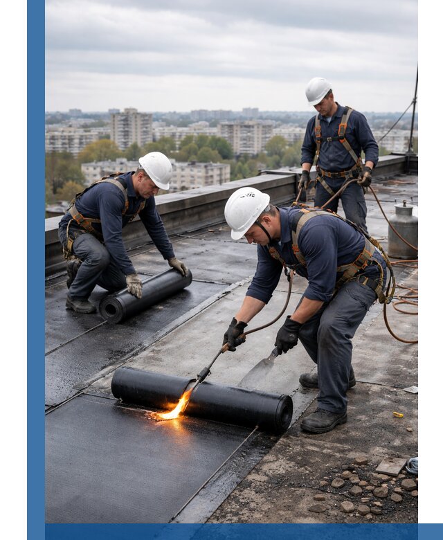 Ремонт наплавляемой кровли в Смоленске качественно и надежно