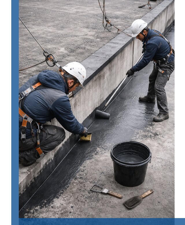 Гидроизоляция кровли жидкой резиной профессионально в Смоленске