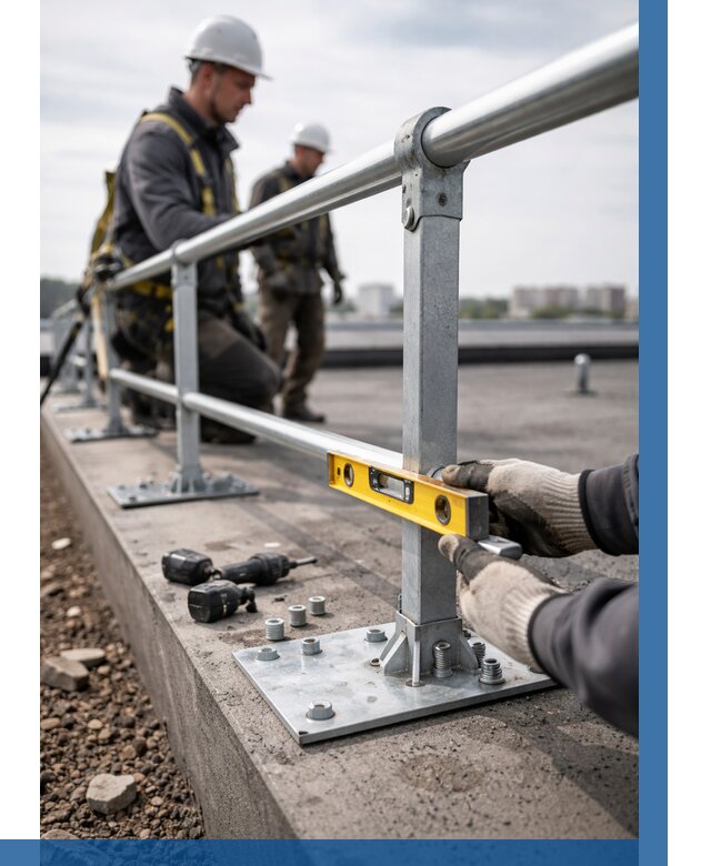 Монтаж кровельного ограждения в Смоленске от 1231 р. | ВЫСОТНИК-Смл