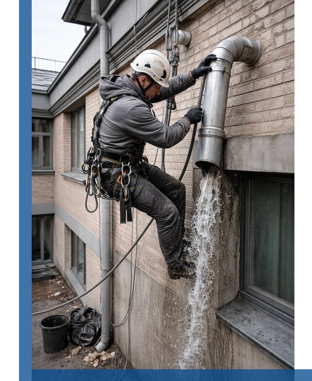 Профессиональная прочистка водосточных труб в Смоленске с гарантией