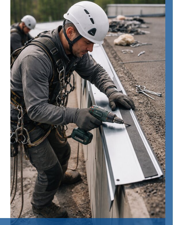 Монтаж капельника на кровле в Смоленске от 308 р. | ВЫСОТНИК-Смл