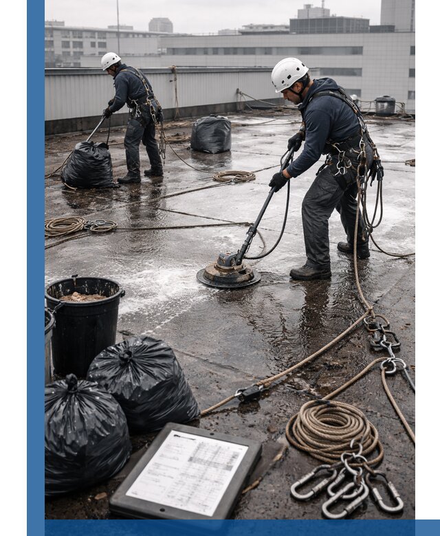 Плановая очистка кровли по графику в Смоленске для безопасности