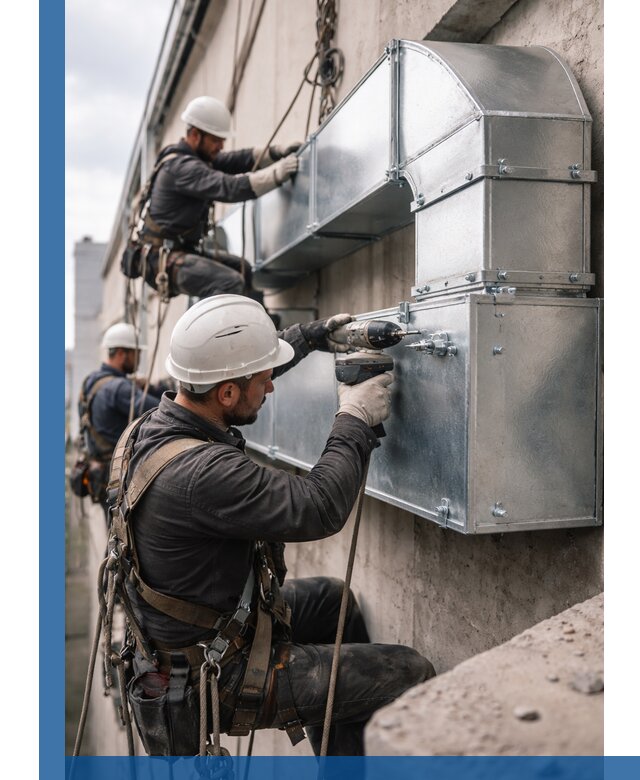 Профессиональный монтаж вентиляционных коробов в Смоленске под ключ