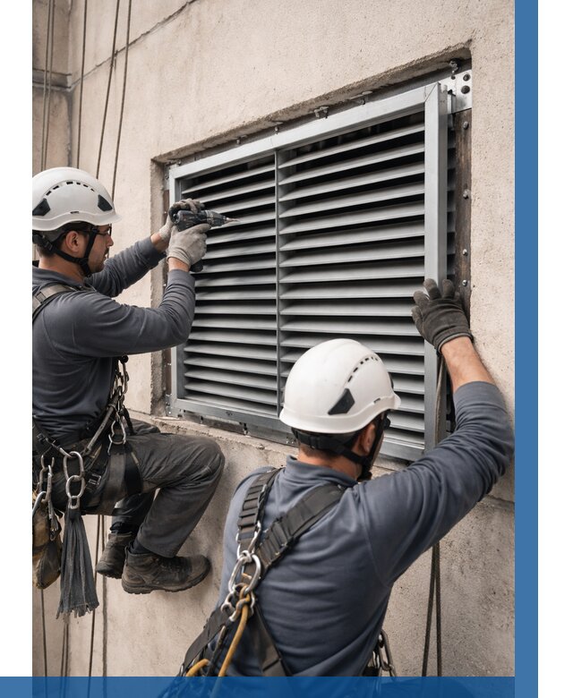 Монтаж вентиляционных решеток в Смоленске от 4615 р. | ВЫСОТНИК-Смл