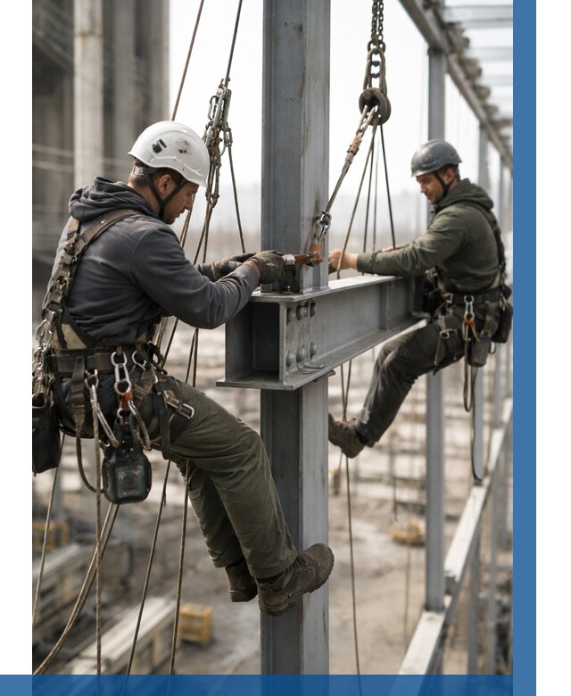Монтаж металлоконструкций на высоте в Смоленске от 3589 р. | ВЫСОТНИК-Смл