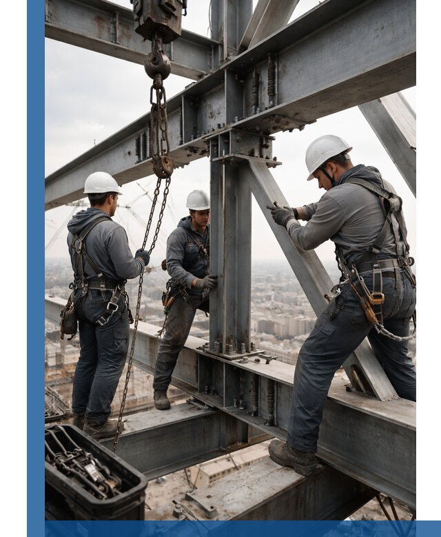 Профессиональный монтаж металлоконструкций на высоте в Смоленске