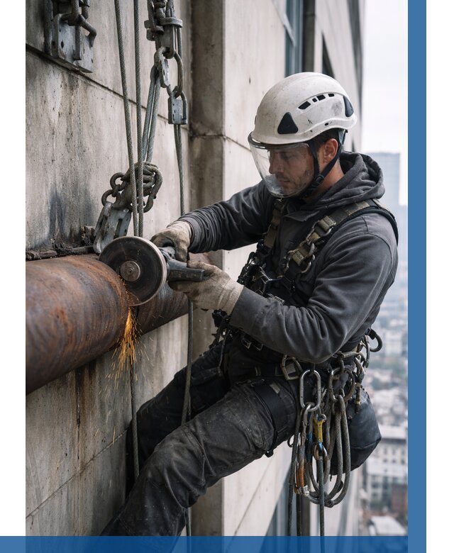 Резка металла на высоте в Смоленске по цене от 4615 р. | ВЫСОТНИК-Смл