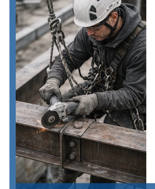 Резка металла на высоте в Смоленске для зданий и конструкций