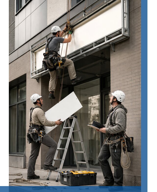 Монтаж светового короба в Смоленске от 6666 р. | ВЫСОТНИК-Смл