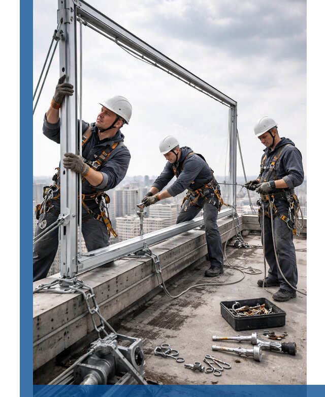 Монтаж крышных рекламных конструкций под ключ в Смоленске