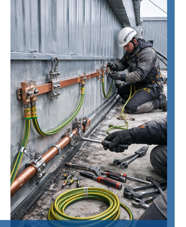 Монтаж заземления здания в Смоленске от 25638 р. | ВЫСОТНИК-Смл