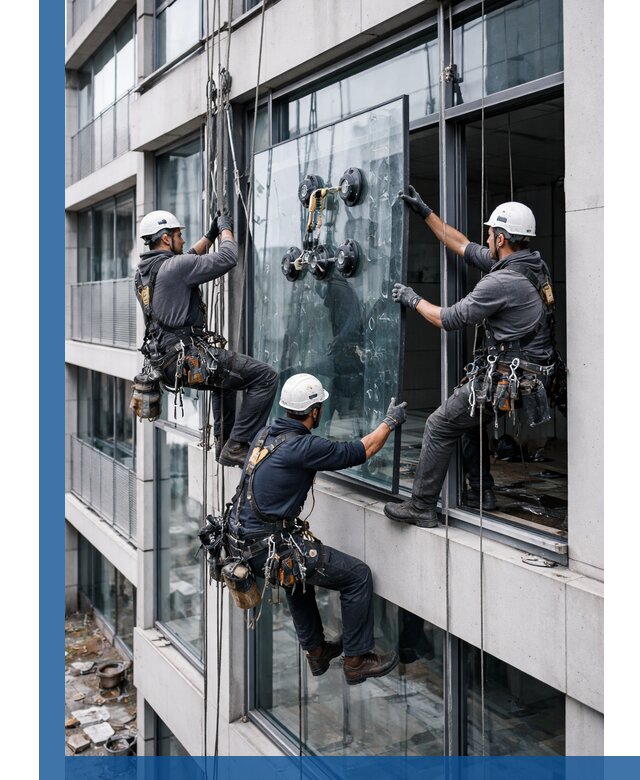 Фасадное остекление и монтаж витражей зданий в Смоленске под ключ