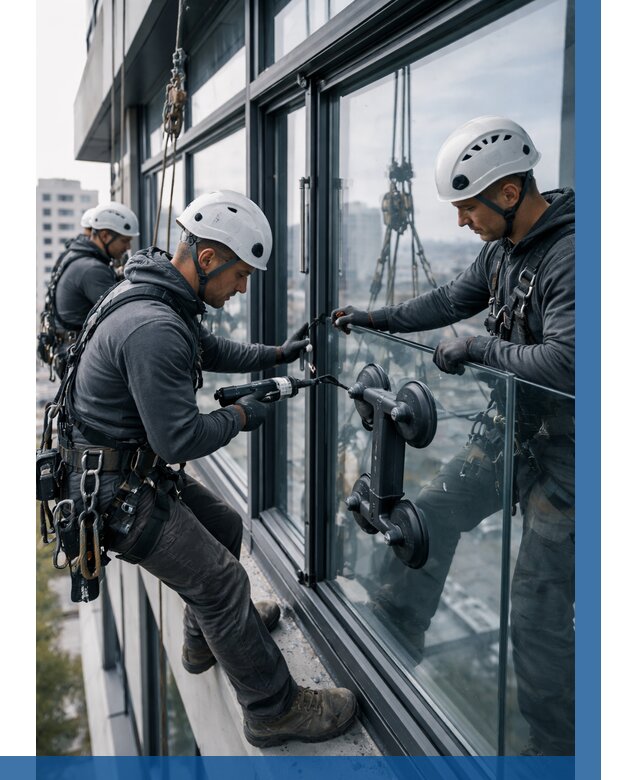 Витражное остекление зданий в Смоленске от 3589 р. | ВЫСОТНИК-Смл