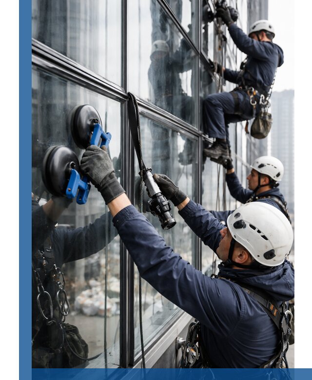 Радиусное остекление фасадов под ключ в Смоленске с гарантиями