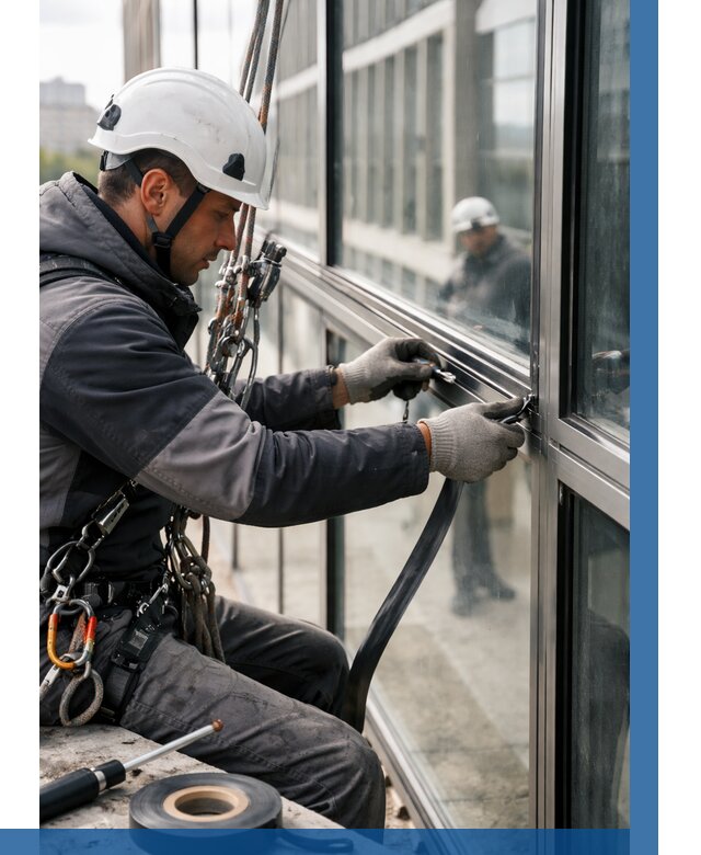 Ремонт витражных конструкций в Смоленске от 3589 р. | ВЫСОТНИК-Смл