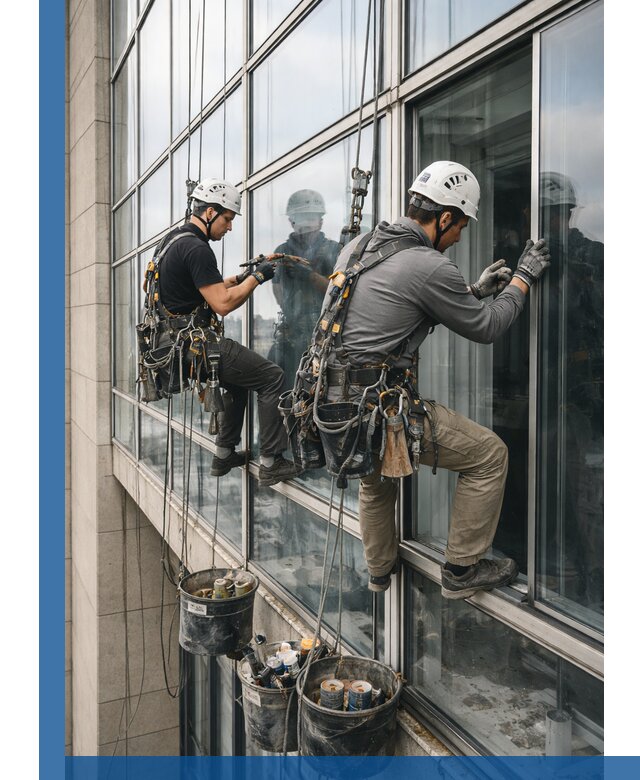 Ремонт витражных конструкций и фасадного остекления в Смоленске