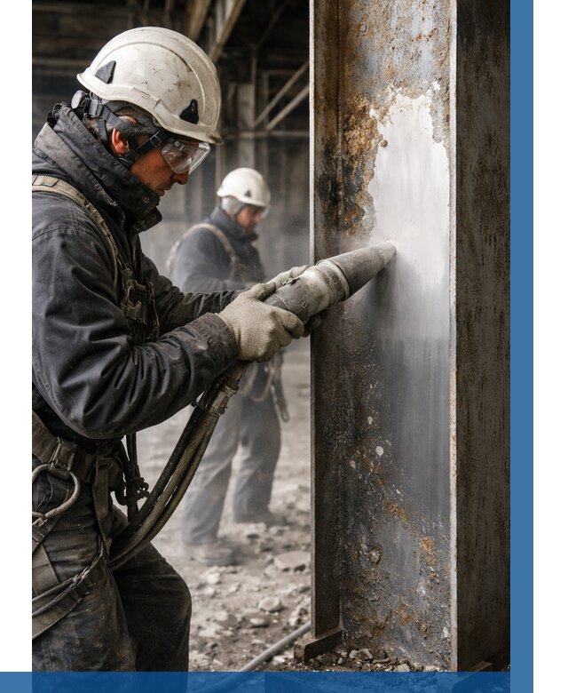 Удаление старой краски с металла в Смоленске от 461 р. | ВЫСОТНИК-Смл