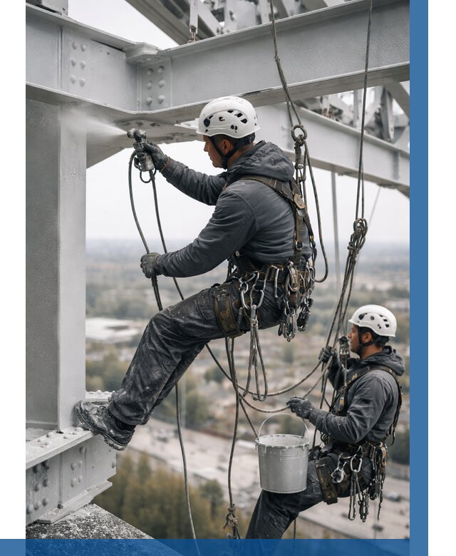 Покраска металлоконструкций на высоте в Смоленске 359 р |ВЫСОТНИК-Смл