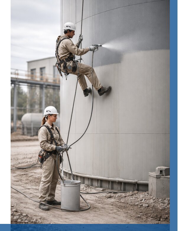 Покраска резервуаров в Смоленске от 1231 р. | ВЫСОТНИК-Смл — заказать