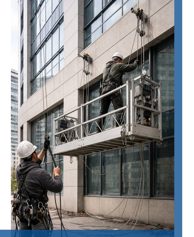Монтаж и подъем фасадной люльки в Смоленске от 12306 р. | ВЫСОТНИК-Смл