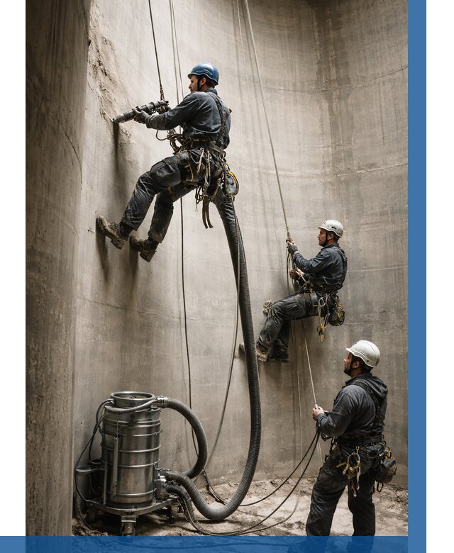 Зачистка силосов в Смоленске от 4615 р. Договор и смета ВЫСОТНИК-Смл