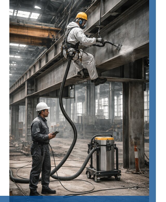 Обеспыливание конструкций в цехе в Смоленске от 4307 р. | ВЫСОТНИК-Смл