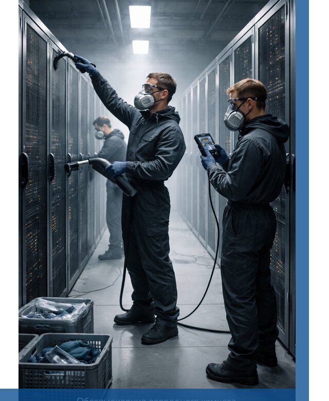 Обеспыливание серверной комнаты в Смоленске от 4615 р. | ВЫСОТНИК-Смл