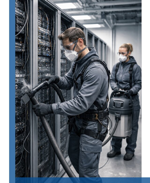 Обеспыливание серверной комнаты в Смоленске, профессиональная очистка