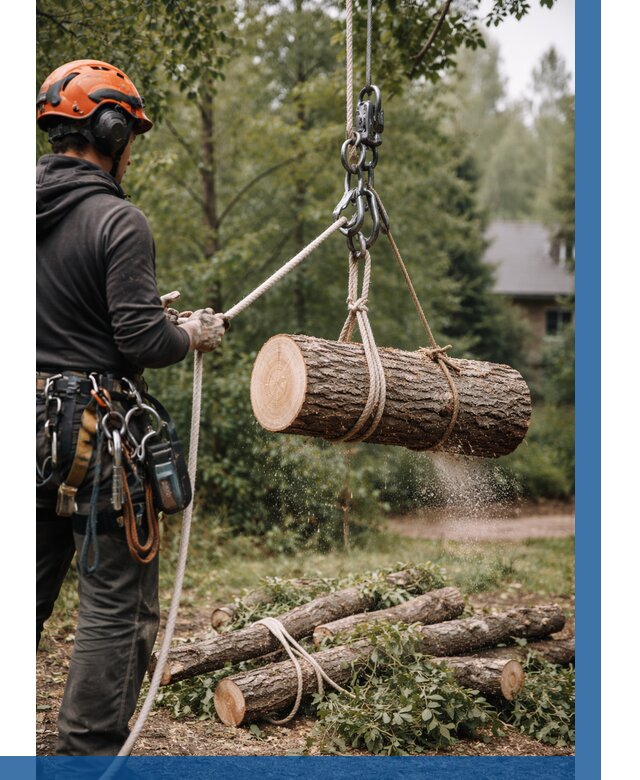 Валка деревьев частями в Смоленске от 7691 р. | ВЫСОТНИК-Смл