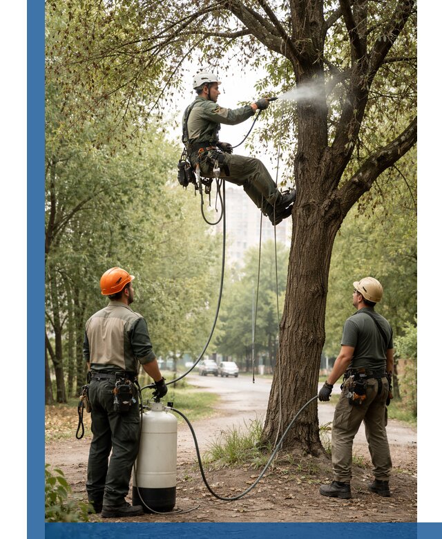 Обработка деревьев от вредителей в Смоленске профессиональная защита