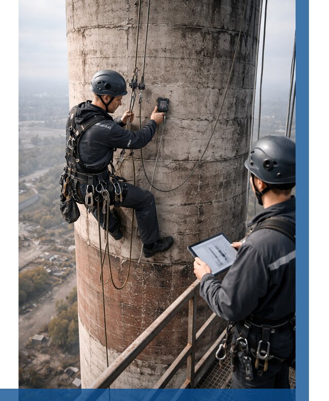 Обследование дымовой трубы в Смоленске от 8204 р. | ВЫСОТНИК-Смл